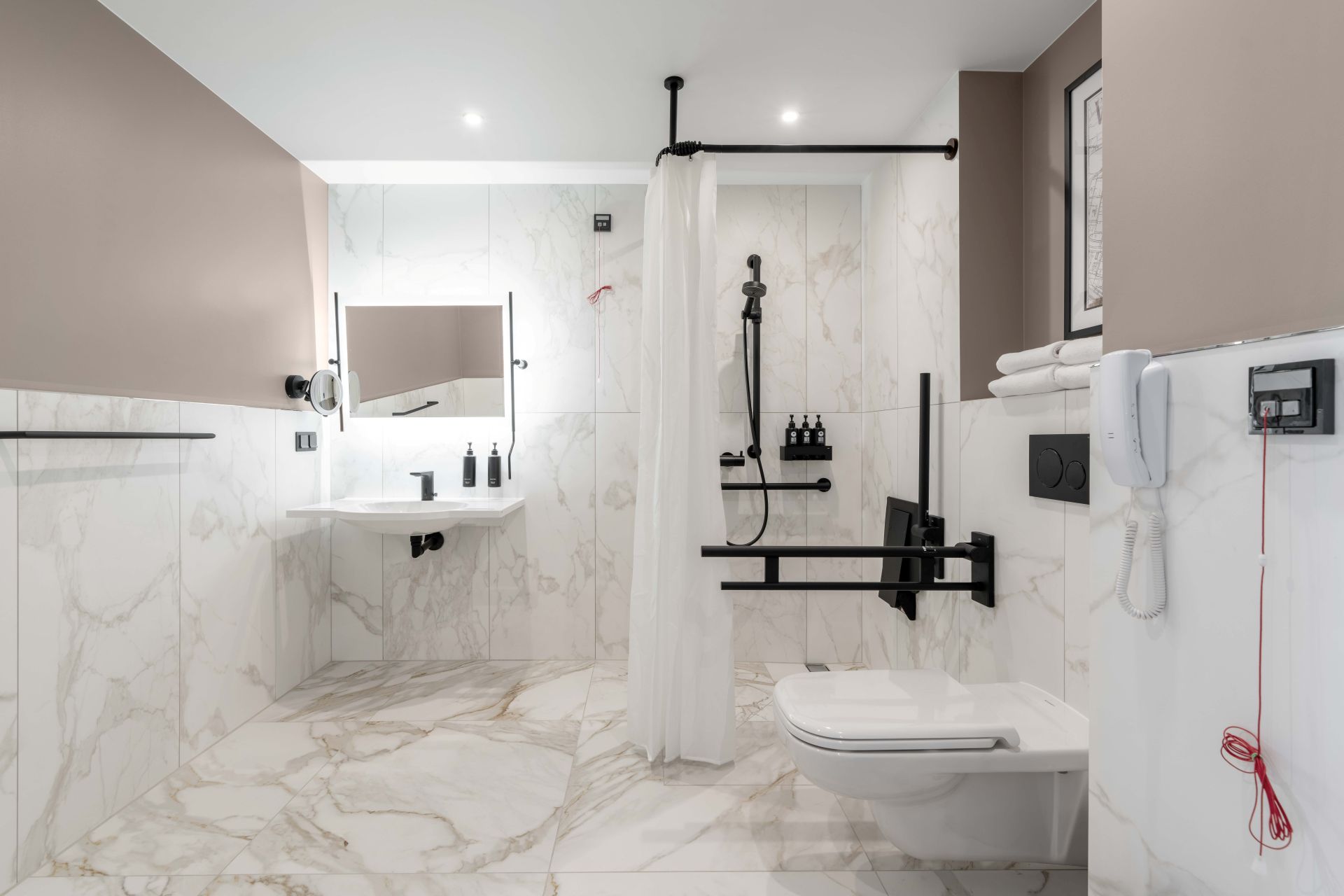 Classic room adapted for people with disabilities